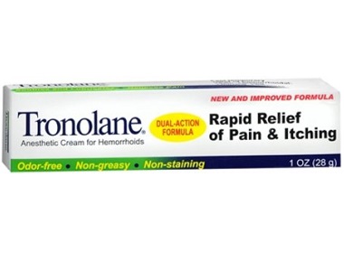 Tronolane Anesthetic Cream For Hemorrhoids Review