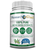 Research Verified 100% Pure Holy Basil Extract