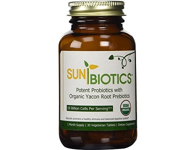 Sunbiotics Potent Probiotics with Organic Yacon Root Prebiotics Review
