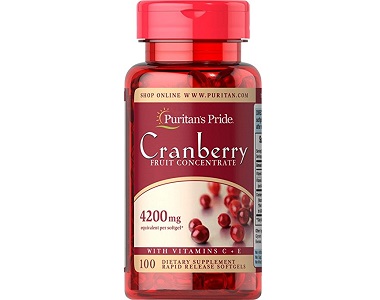 Puritan's Pride Cranberry Fruit Concentrate with C & E Review