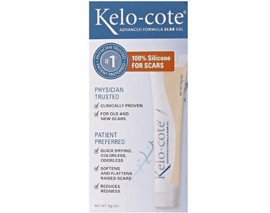Kelo-Cote Advanced Formula Scar Gel Review - for diminishing the appearance of scars
