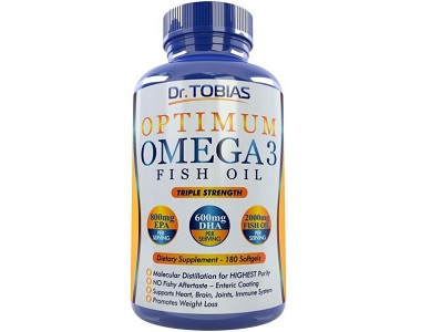 Dr. Tobias Optimum Omega 3 Fish Oil Review - For Improved Heart Health