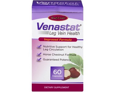 Body Gold Venastat Leg Vein Health for Varicose Veins