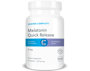 Cooper Complete Quick Release Melatonin for Jet Lag