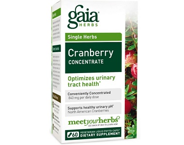 Gaia Herbs Cranberry Concentrate for Urinary Tract Infection