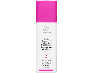 Drunk Elephant TLC Framboos Glycolic Night Serum Review - For Aging Skin