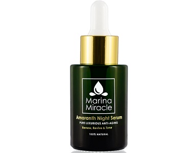 Marina Miracle Amaranth Night Serum Review - for Anti-Aging